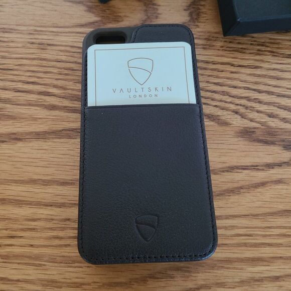 NWT Vaultskin London iPhone SE Brown Leather Eton Armour Slim Wallet Phone Case - Picture 5 of 16